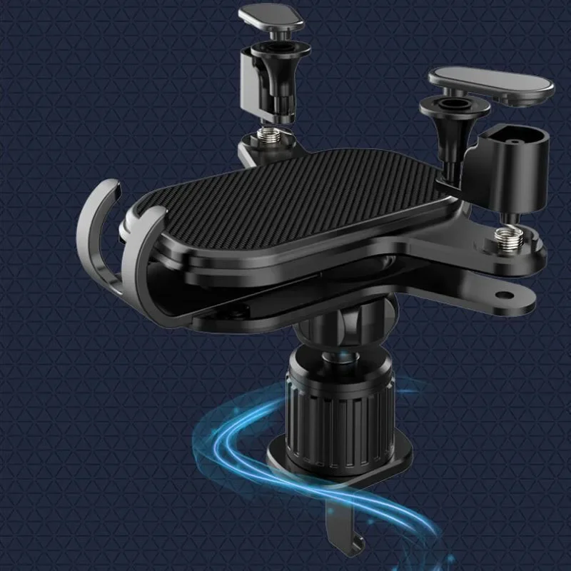 Car General Holder Gravity Barb Air Vent Clip Mobile Phone Navigation Holder Spiral Extension Stable Car Interior Accessories