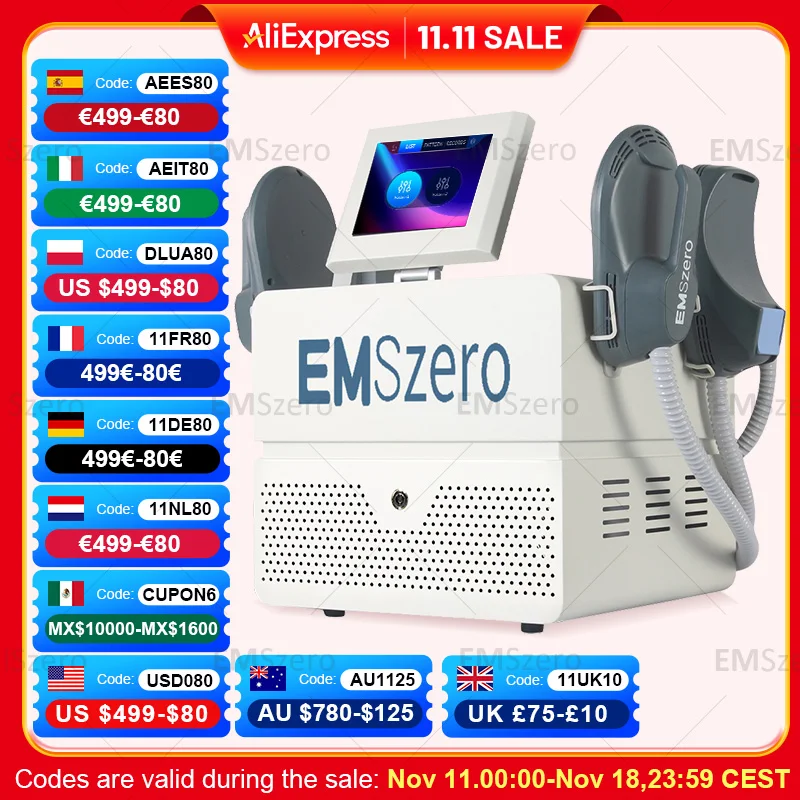 

The Best EMSzero Neo Weight Loss And Gain Muscle Machine HIEMT+EMS+RF 3 In 1 Machine 15 Tesla 200HZ 6500W Salon