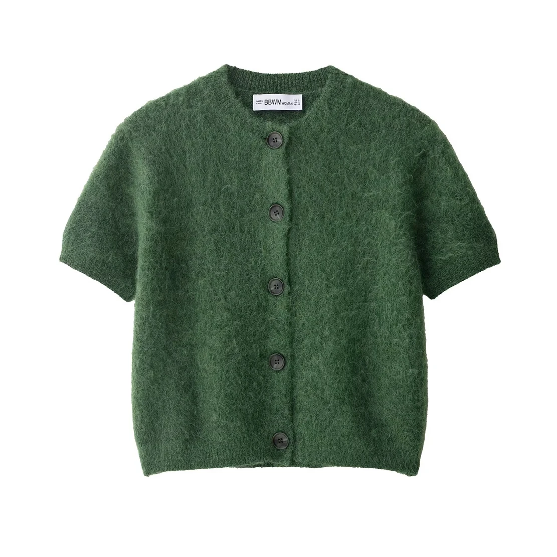

Women's Short-Sleeve Cardigan Sweater Knit Jacket Fashion Fall 2025 New Arrivals Casual Comfortable Knitted Women's Outerwear