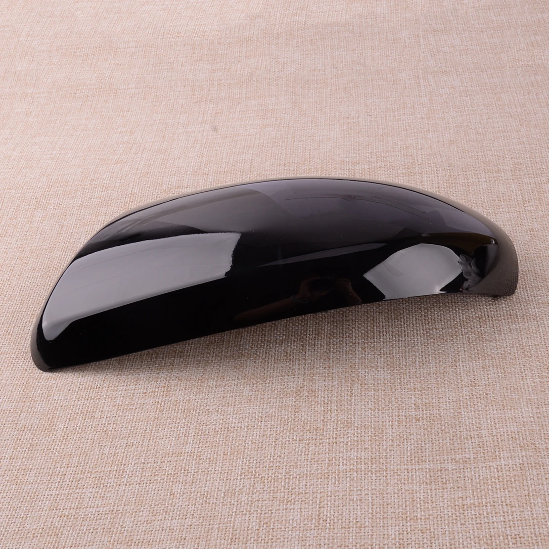 Glossy Black Car Left Side Door Wing Rearview Mirror Cover Cap ABS Plastic Fit For Mazda 2 2014 2013 2012 2011 2010 2009 2008