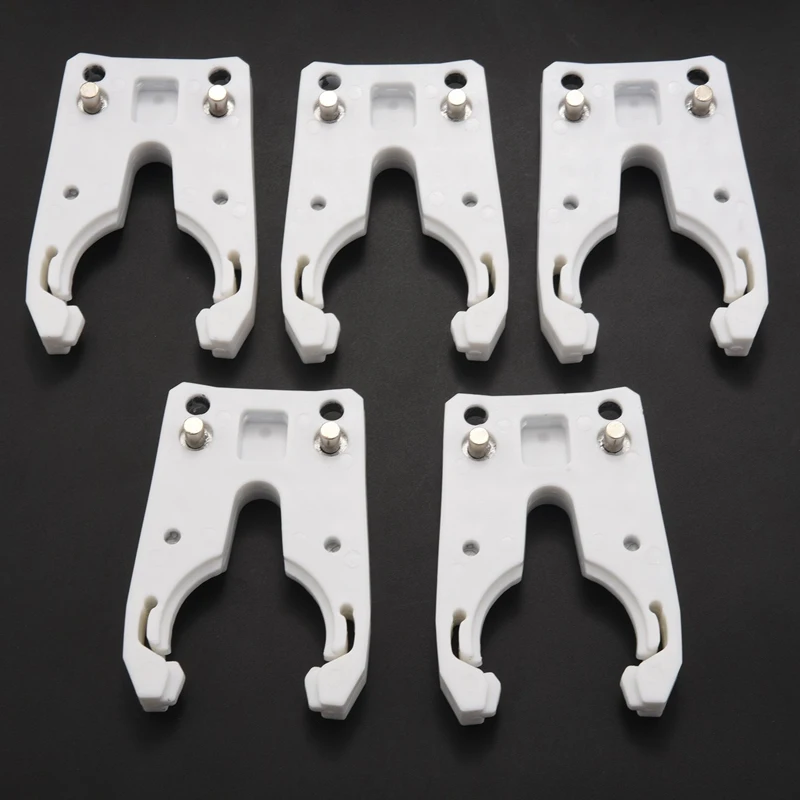 10PCS/Lot ISO30 Tool Holder Clamp Iron+ABS Flame Proof Rubber Claw