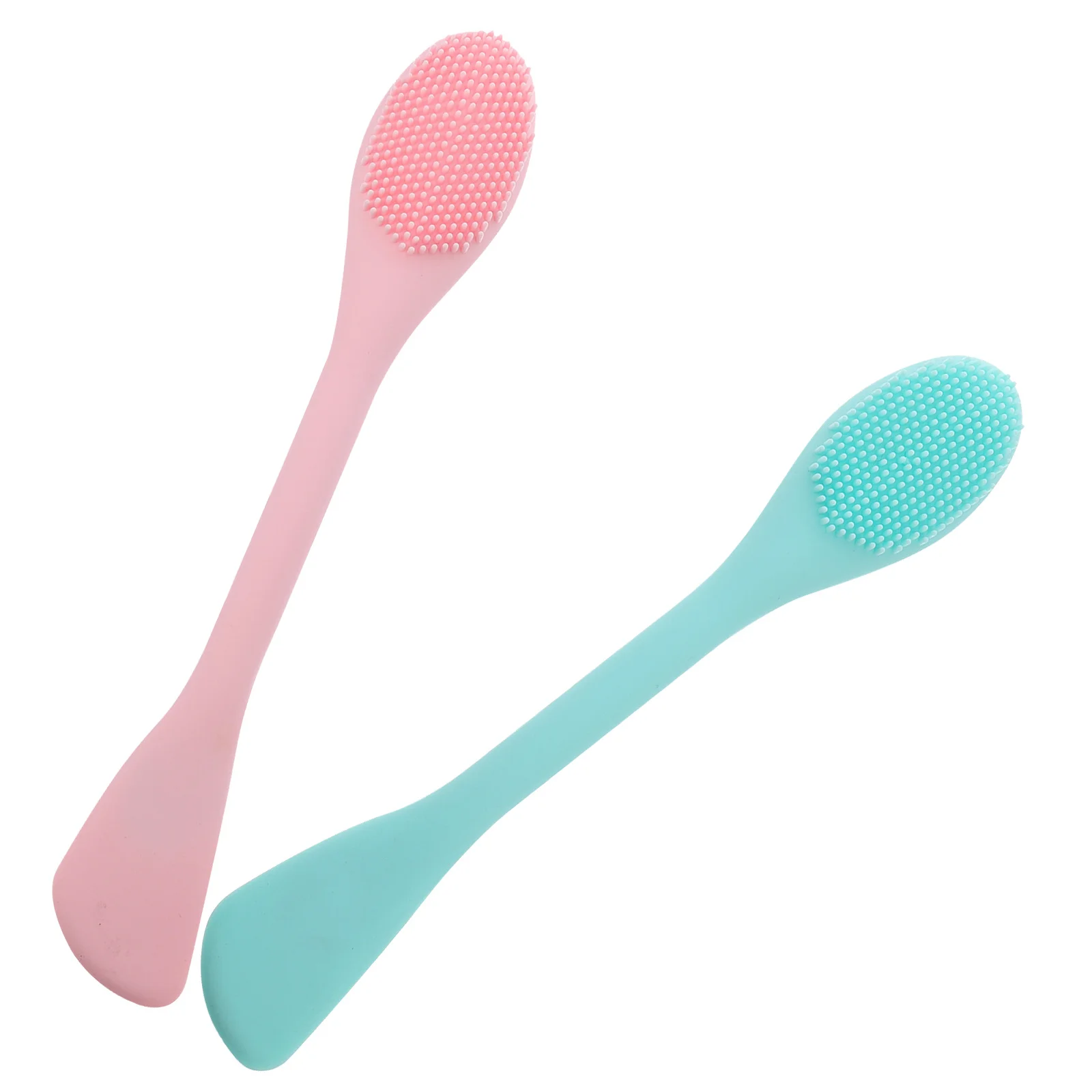 قطعتان من فرشاة تنظيف الوجه المحمولة القابلة لإعادة الاستخدام لإزالة مكياج الزيت والمسام والتدليك العميق والعناية بالبشرة #6