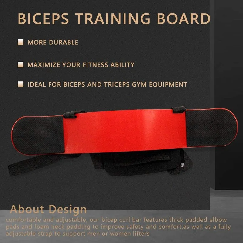 Placa De Treinamento Ajustável De Halterofilismo Bíceps, Treinamento Braço Blaster, Bombardeiro Bicep Curl Suporte, Equipamento De Levantamento De