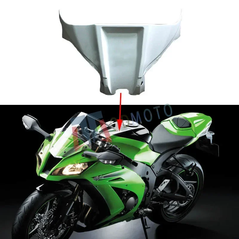 Неокрашенная крышка топливного бака мотоцикла для Kawasiki ZX-10R 2011-2015 2016-2019 обтекатель ABS инъекции ZX10 R 11- 19 аксессуары