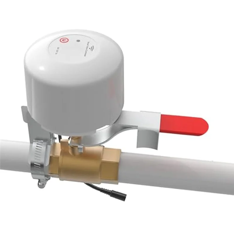 A23E-EU Plug,WIFI Smart Water Valve Shut Off Tool Automatic Remote Control On And Off Electric Gas Shutoff Valve Main