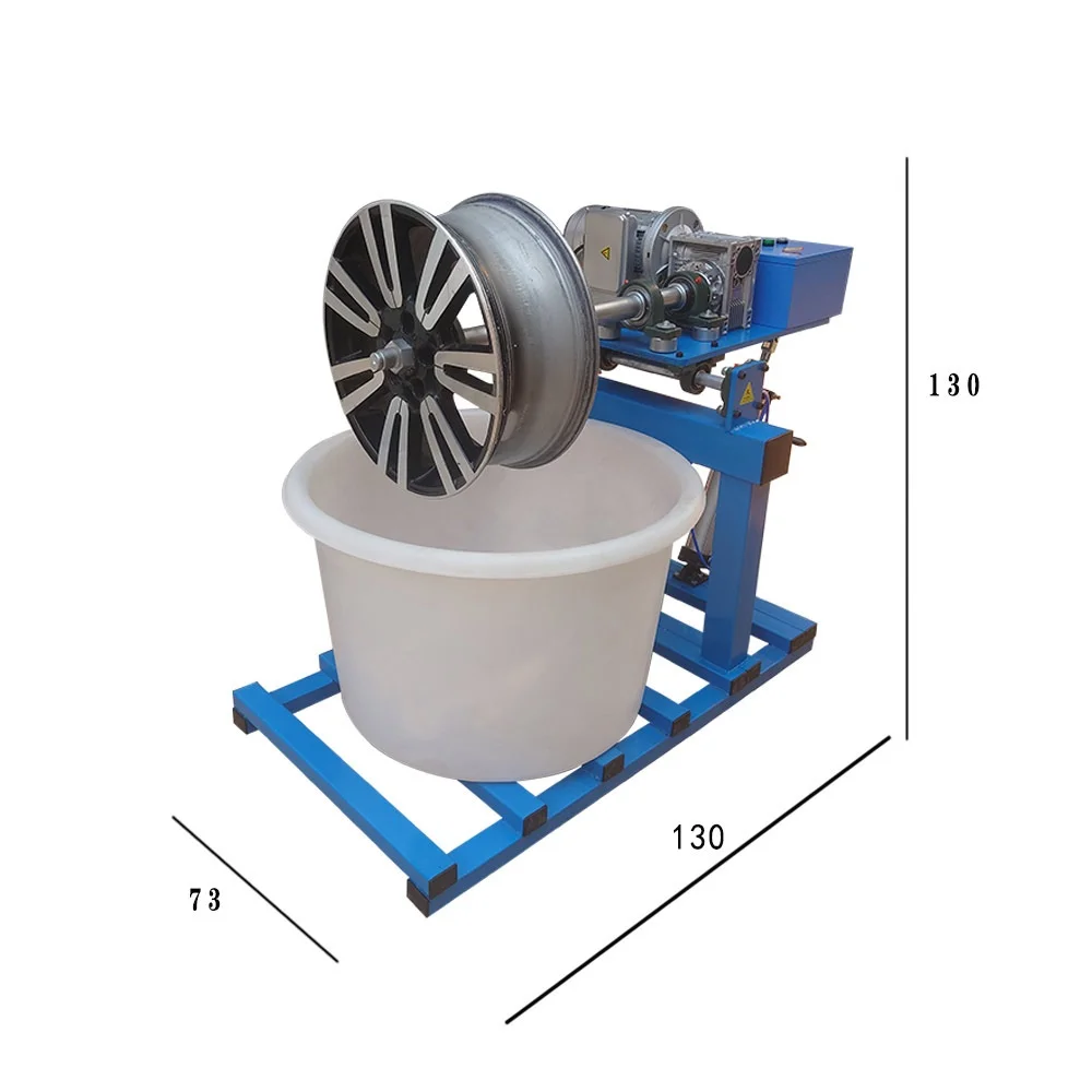 آلة تلميع عجلة السيارة آلة طحن تجديد عجلة سبائك الألومنيوم معدات تلميع العجلات الأوتوماتيكية بالكامل #6