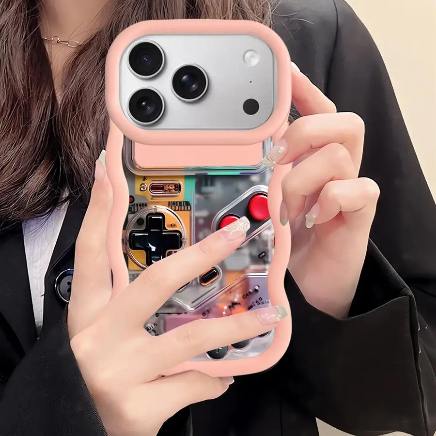 Consola de juegos foto funda de teléfono suave para iPhone 12 14 17 Air 16 Pro Max 11 15 Plus 13 8 XR