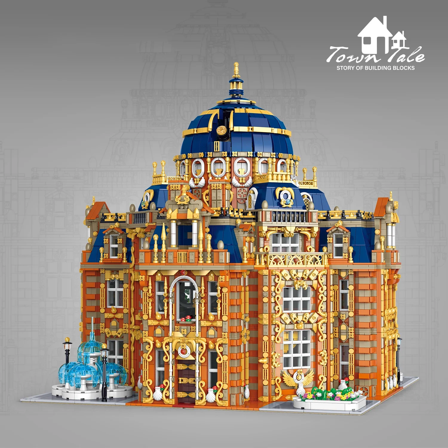 14133PCS Royal Planetarium Bouwstenen Creatieve Stad Street View Kasteel Model Hoge Moeilijkheidsgraad Montage Bricks Speelgoed Voor Kinderen - afbeelding 1