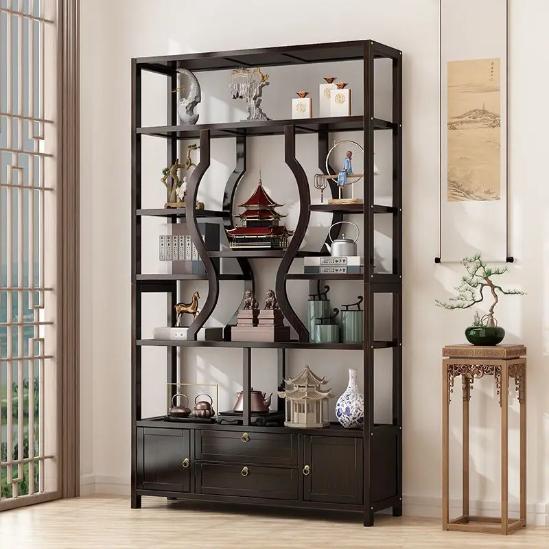 Nouveau, support Bogu, nouveau style chinois, bureau, armoire, contre le mur, salon, table à thé