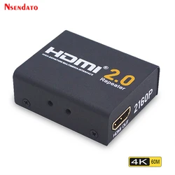 40M 4K HDMI 2.0 HDR Splitter Repeater 4K HDMI wzmacniacz sygnału wzmacniacz wzmacniacz wspornik adaptera HDCP 2.2 EDID 4K x 2K 1080P @ 60HZ