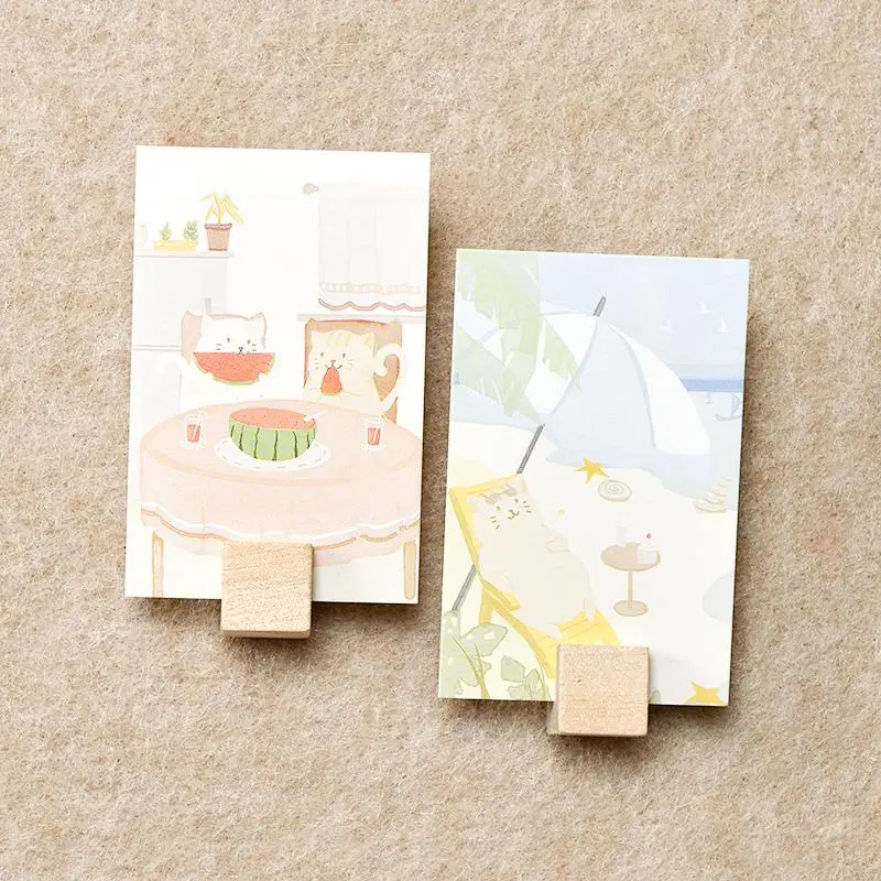 10Pcs Square Wooden Snap Button Pin With Slot For Cork Board Photo Display Decorative Push Pins For Easy Installation