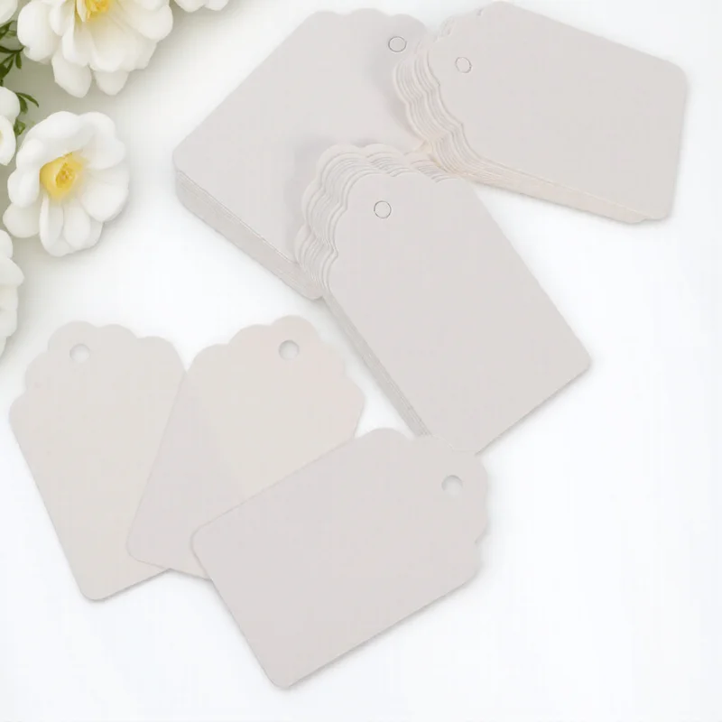 

1000Pcs Durable Price Tags for Clothes Shoes Hats Supermarket Shop Store Display Practical Blank Shoes Price Tags
