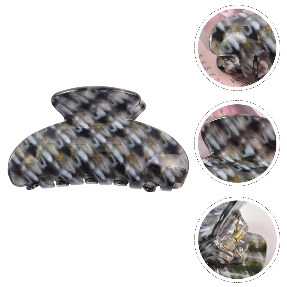 

1pc Simple Jaw Clips Durable Practical Stylish Clip For Women Fashion Accessories Ponytail Holder Hair Barrette Easy Open Fix