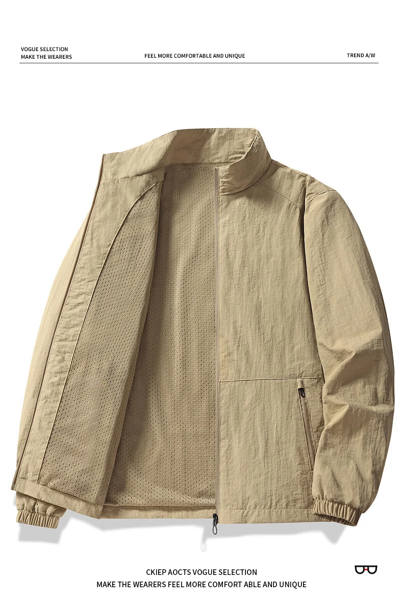 Neue Herbstkollektion: Herren-Baseballjacke, Outdoor-Sportjacke im lockeren koreanischen Stil, lässige Oberbekleidung. – Detail 1