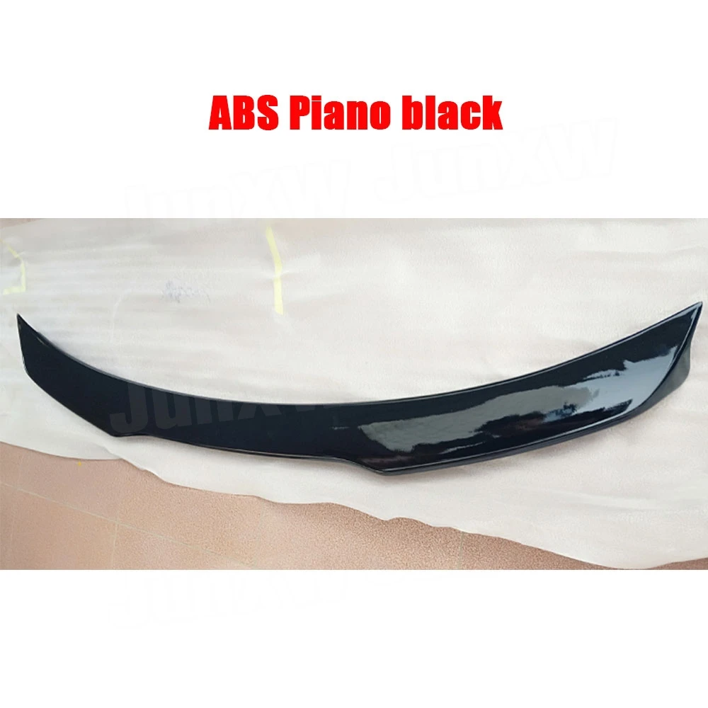 Carbon Fiber Rear Lip Spoiler Wings for Ford Mustang GT V8 V6 GT350R Coupe 2015-2021 Duckbill Rear Trunk Wing Spoiler ABS