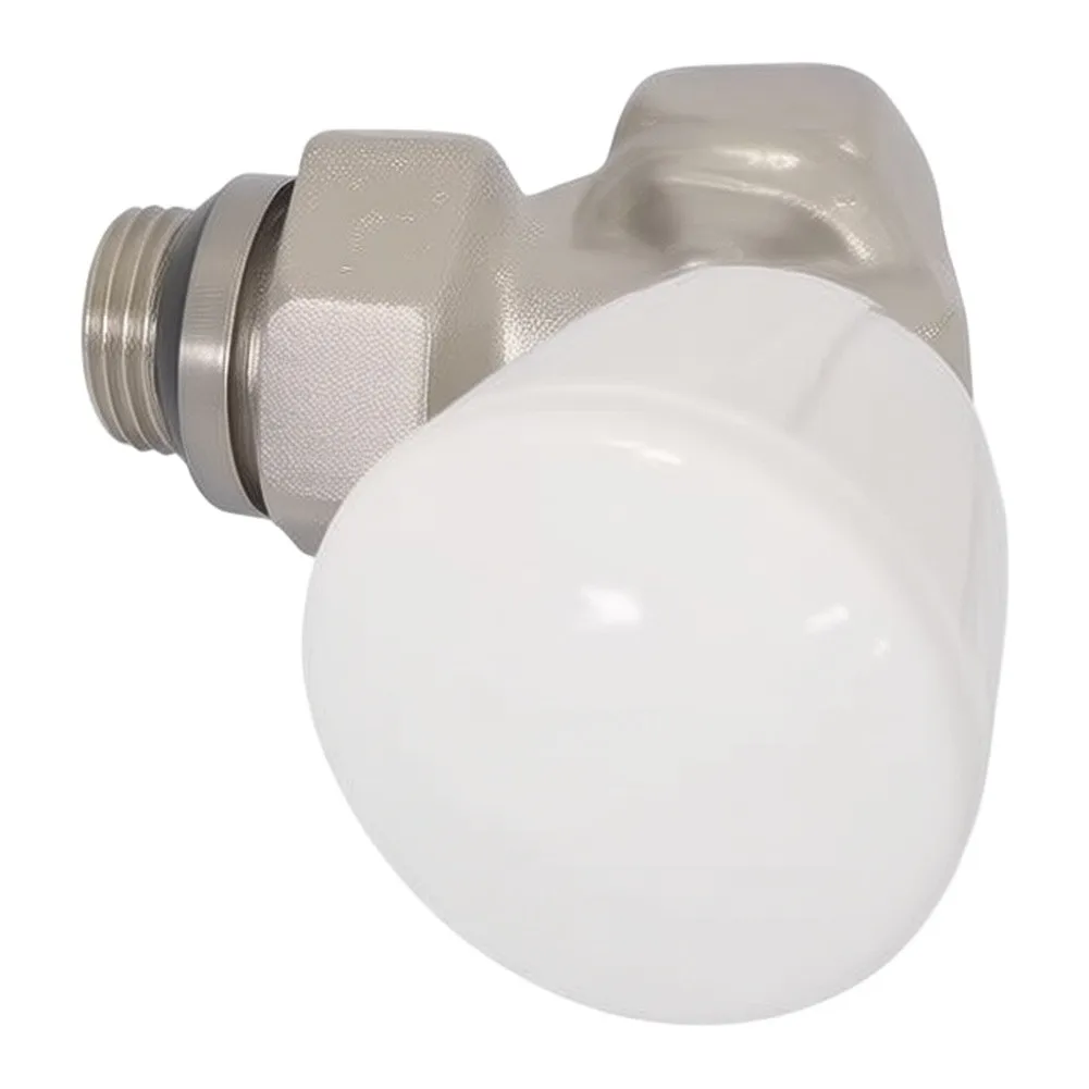 DN15 Angle Valve with Thermostatic Function for Radiator Temperature Management Using G Thread Connection Type