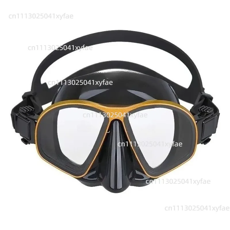 Professional Silicone Free Diving Mask, Low Volume Aluminum Alloy Frame, Waterproof Diving Swimming Snorkeling