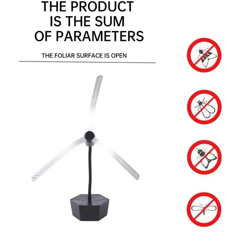 Fly Fans For Tables Rechargeable Fly Fans For Food Keep Flies Away Flexible Fly Repellent Fans For Outdoor Table Top