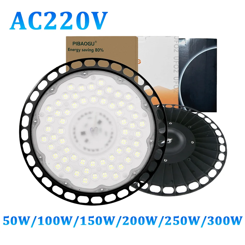 UFO High Bay Light 70W 100W 150W IP65 Waterproof LED Industrial Lighting For Garage Gym Factory Warehouse