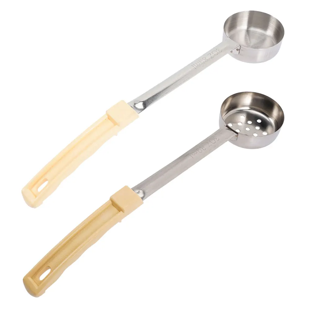 

2 Pcs Sauce Spoon Kitchen Ladle Buffet Serving Spoons Pizza with Pouring Spout Spread Measuring Flat
