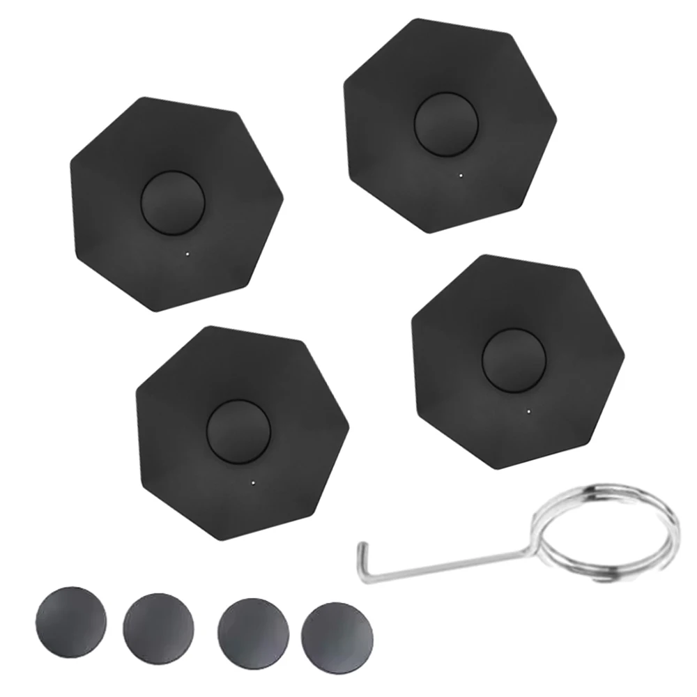 

4pcs Wheel Center Hub Caps Cover ABS for Tesla Cybertruck 2024