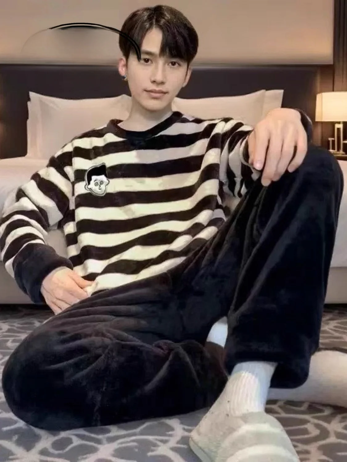 pigiama-da-uomo-in-pile-corallo-set-in-flanella-spessa-maniche-lunghe-pantaloni-lunghi-abbigliamento-da-casa-caldo-stile-coreano-stampa-per-la-casa