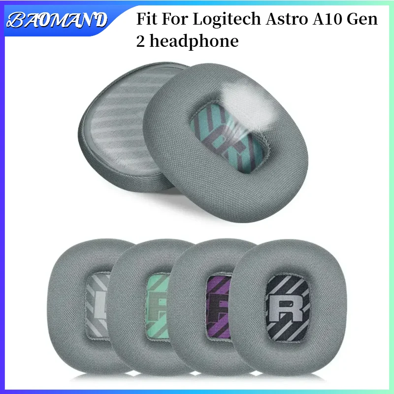 

For Logitech Astro A10 Gen 2 Gaming Headset High Quality Cloth Memory Foam Replace Earpad Headphone Accessories EarPads