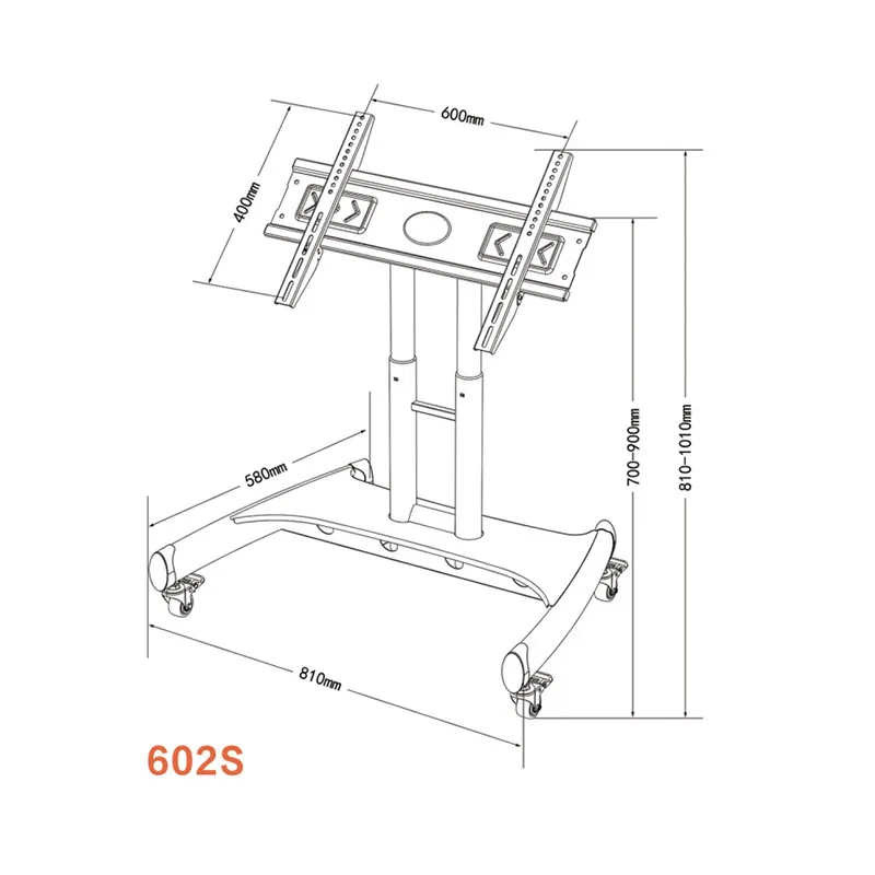 ZJW STLF Advanced Electric Motorized Ceiling Hidden Tv Mount Bracket Tv Cart Ps5 Steering Wheel Stand  Star Model Cp604