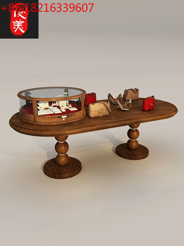 

Glass Table Display Cabinet Museum Antique Jewelry Store Clothing Nakajima