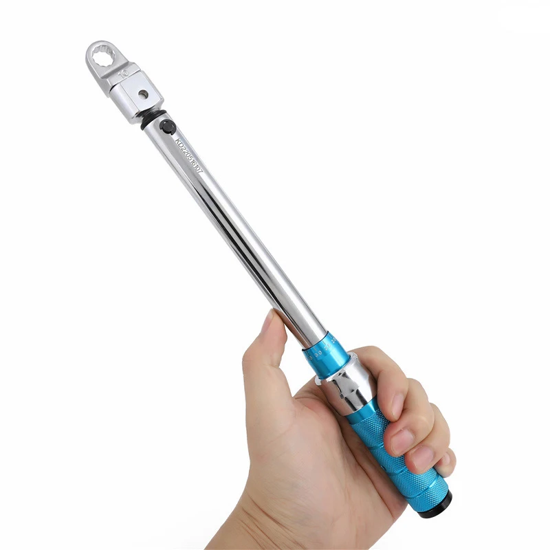 U50 Torque Wrench Interchangeable Head 2-60Nm 9*12mm Square Drive Accuracy 4%Car Repair Maintanence Spanner Multifunctional Tool