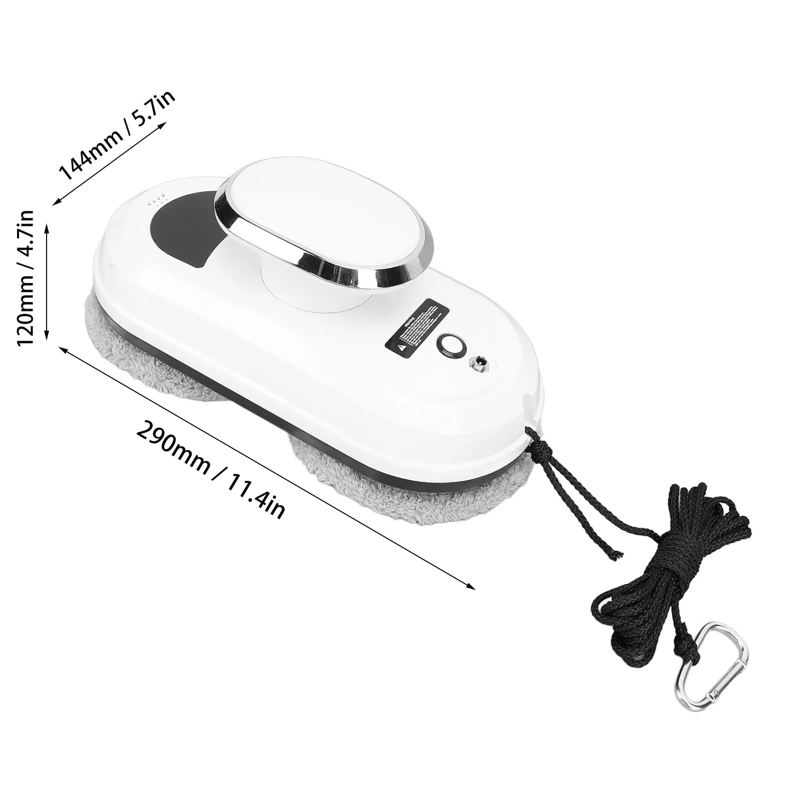 Robot Window Washer Intelligent  Planning Remote Control 5600pa Suction Power Window Cleaner Robot Anti Falling for Glass view 6