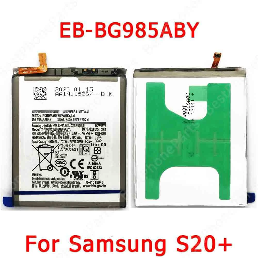 For Samsung Galaxy S10 Lite S10e S20 FE S21 Ultra 5G S8 S9 Plus Battery Li-ion Bateria Cellphone Spare Parts