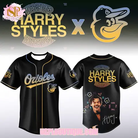 Harry Styles X Baltimore Orioles "Together Tour 2026" Baseball Jersey Men Y2K T-shirt Are Suitable for Daily and Training Wear