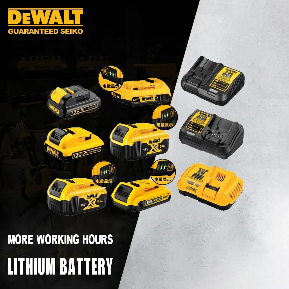 

Dewalt DCB204 DCB184 Lithium Batrery Pack Rechargeable for Cordless Tool DCD996 DCF850 DCF911 Etc.Universal 18v and 20v Platform