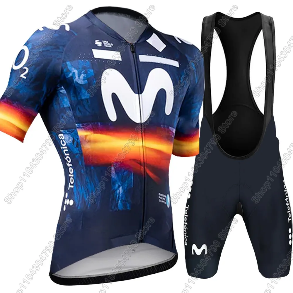 M Cycling Jersey 2026 Pro team Set Short Sleeve Espana Clothing Men Road Bike Shirt Suit Bicycle bib Shorts MTB Wear Maillot