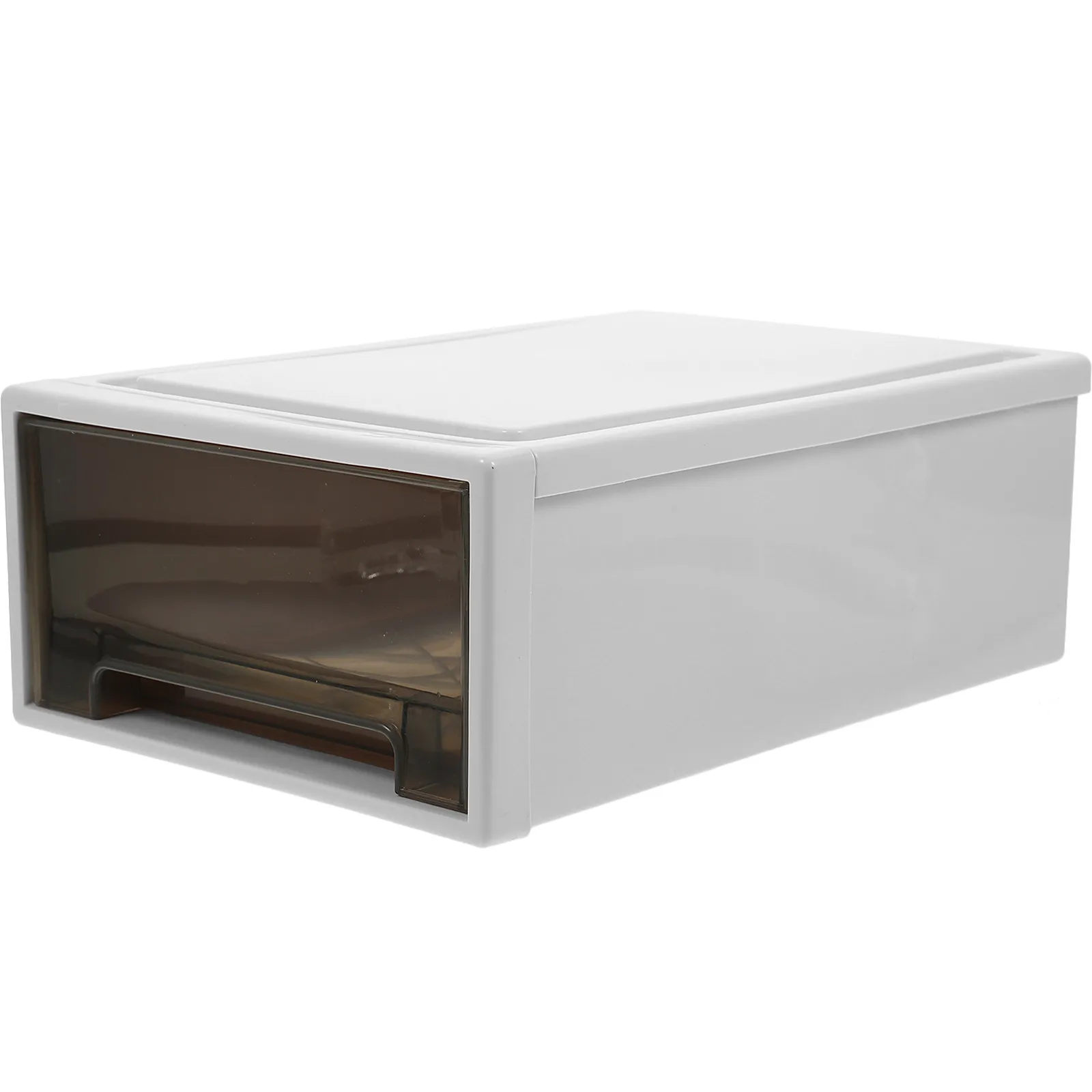 

Штабелируемый пластиковый ящик для хранения одежды с прозрачным окном, большой емкости, для шкафа, гардероба, ванной комнаты, кабинета, органайзер-контейнер