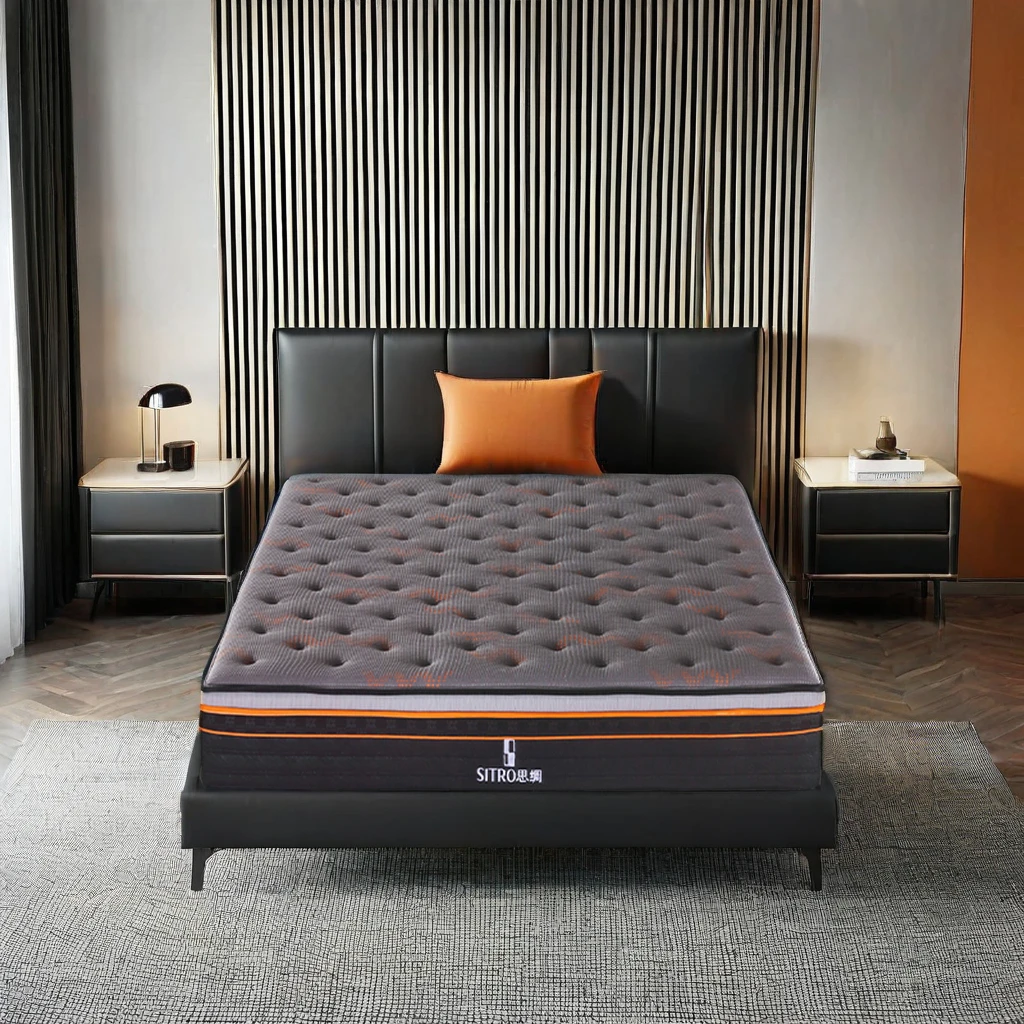 High Quality Twin Size Inflatable Latex Mattress Topper Orthopedic Compression for Hotel & Bedroom Use