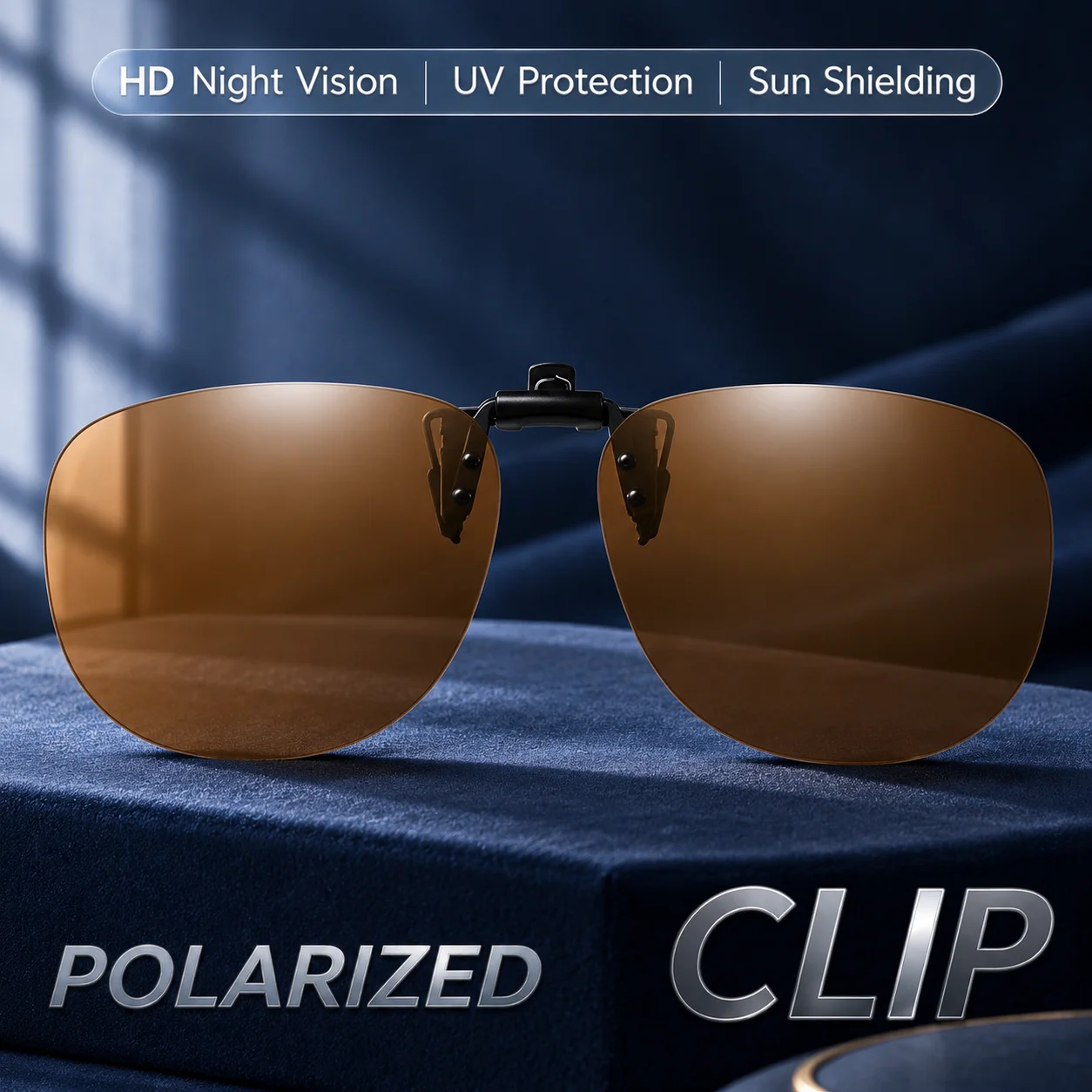 Sunglasses Women Men Sunglass UV400 Clip-On Flip Up Polarized Delicate Sun Glasses Night Vision Running Daily Driving