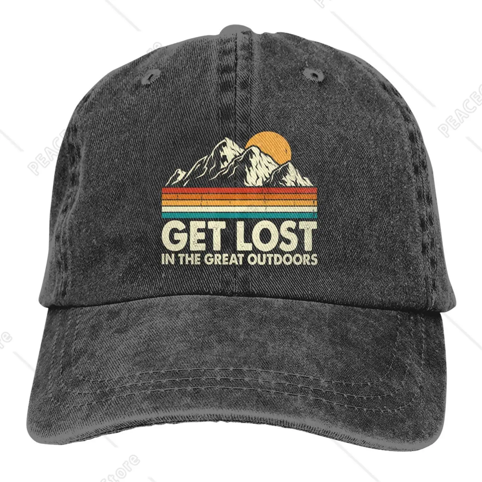 

Get Lost in The Great Outdoors 2 Baseball Cap Golf Dad Hat Adjustable Original Classic Low Profile Cotton Hat Men Women