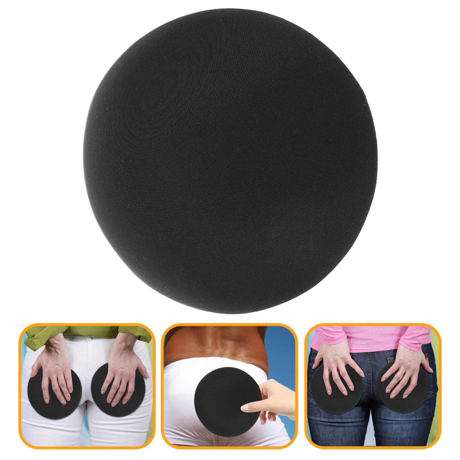 

1 пара многоразовых подушечек для подъема ягодиц для эргономичного дизайна, вставки для ягодиц, удобные дышащие короткие подушечки для бедер, перетаскивание