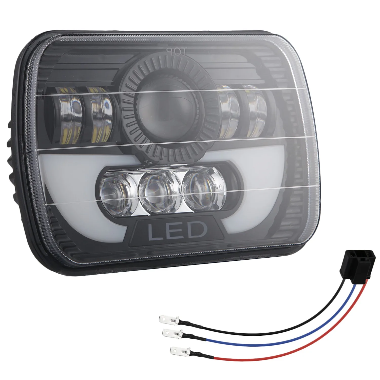 

7X6 5X7 120W Car Led Headlight Hi/Lo Beam For Chevy Express Cargo Van 1500 2500 3500