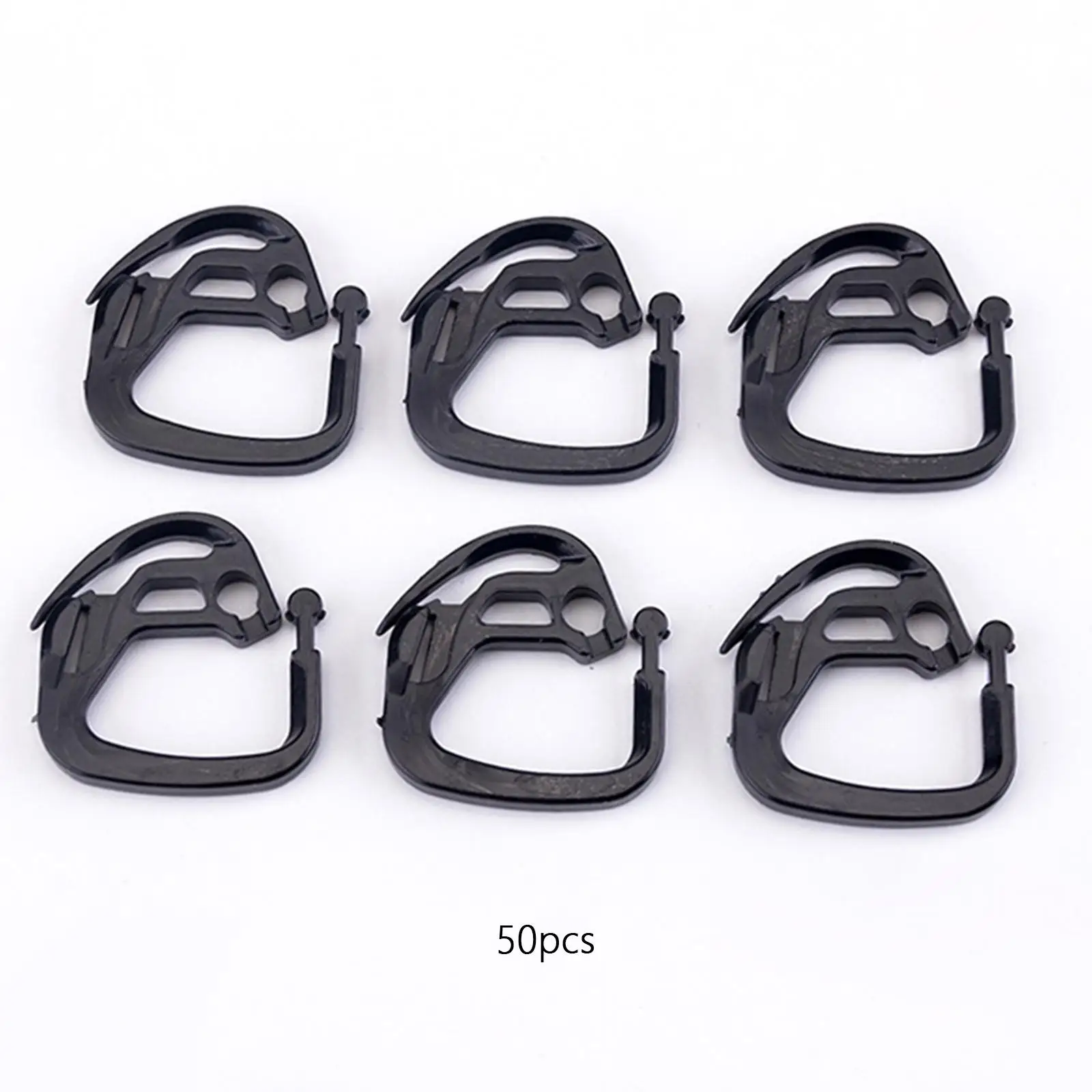 50x Shade Net Clips Greenhouse Tent Hanging Hooks Accessories Heavy Duty Reusable Tarp Clips Awning Clamp Grip Cloth Clips