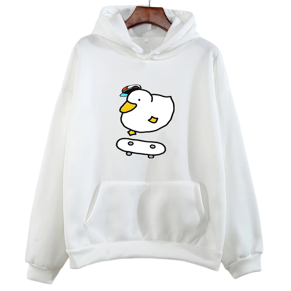 Shuba-Sudadera con capucha de pato para mujer, suéter Unisex de Anime Hololive, sudadera Harajuku con estampado gráfico de moda coreana, jerséis de otoño e invierno