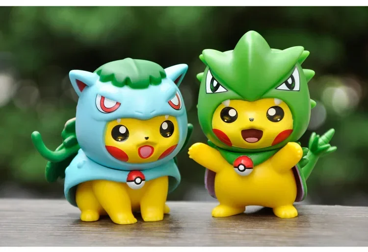 Pokm Cos Charizard Bulbasaur Blastoise Gengar Blind Box Anime Figur Puppe Geschenk – Detail 4