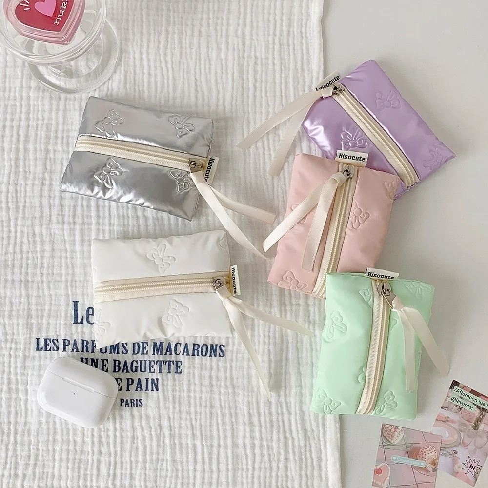 Mode Fliege Geldbörse Große Kapazität Mini Lippenstift Aufbewahrungstasche Tragbare Kopfhörer Tasche Studenten