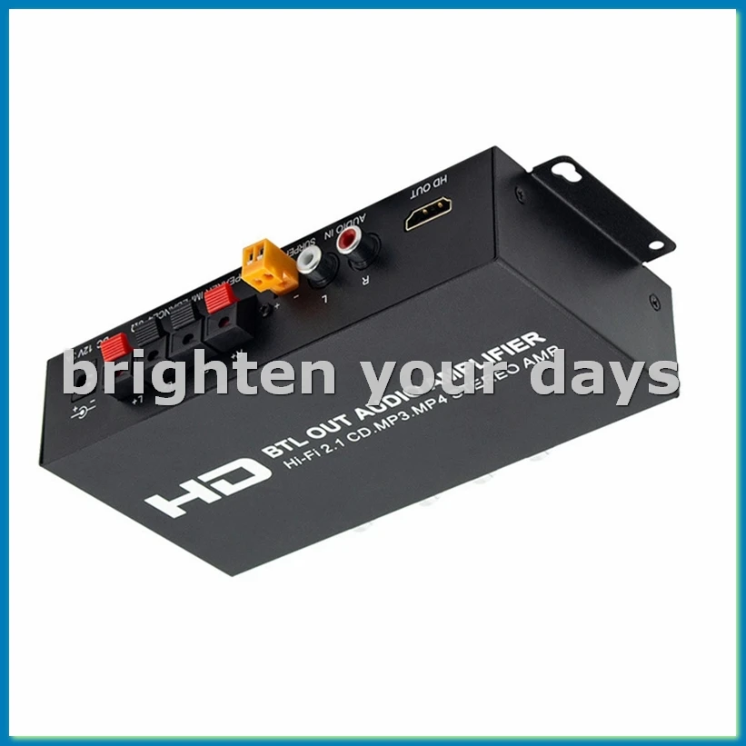 

HI-FI 2,1-канальный аудиоусилитель 160 Вт + 80 Вт, Bluetooth-совместимый//AUX/управление скоростью для дома/автомобиля/на открытом воздухе, вилка европейского стандарта-VVNB