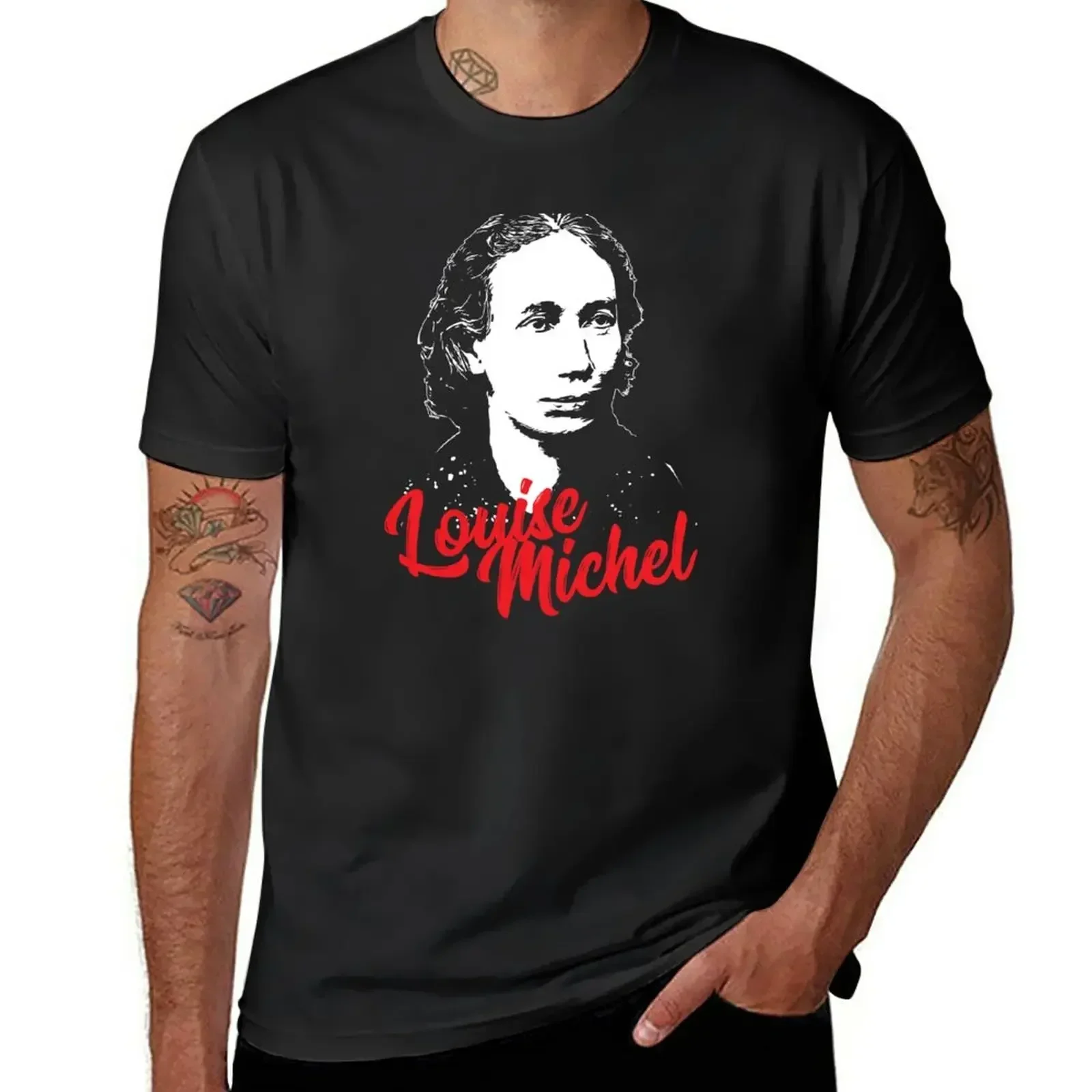 Louise Michel T-Shirt vintage Blouse Men's t shirts 2024 heavyweight new arrival fashion manga style hot round neck cotton funny