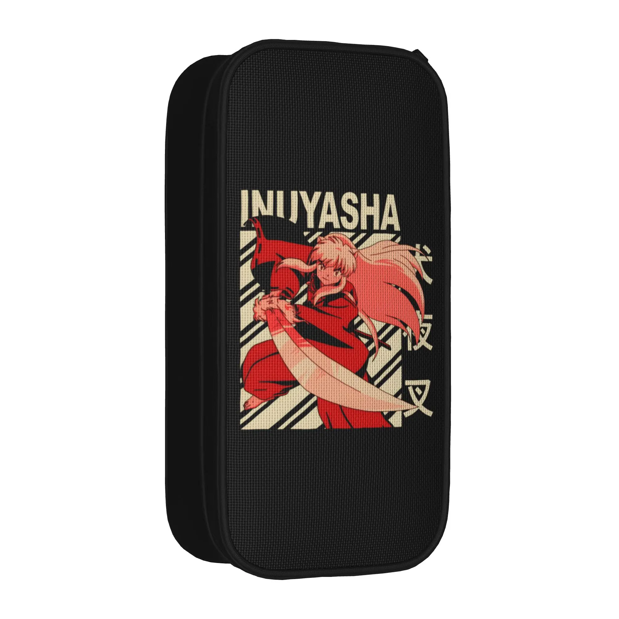 Classic Inuyashas Kagome Japanese Anime Pencil Cases  Pencilcases Pen Box for Girl Boy Big Bag Students School Gifts Accessories view 3