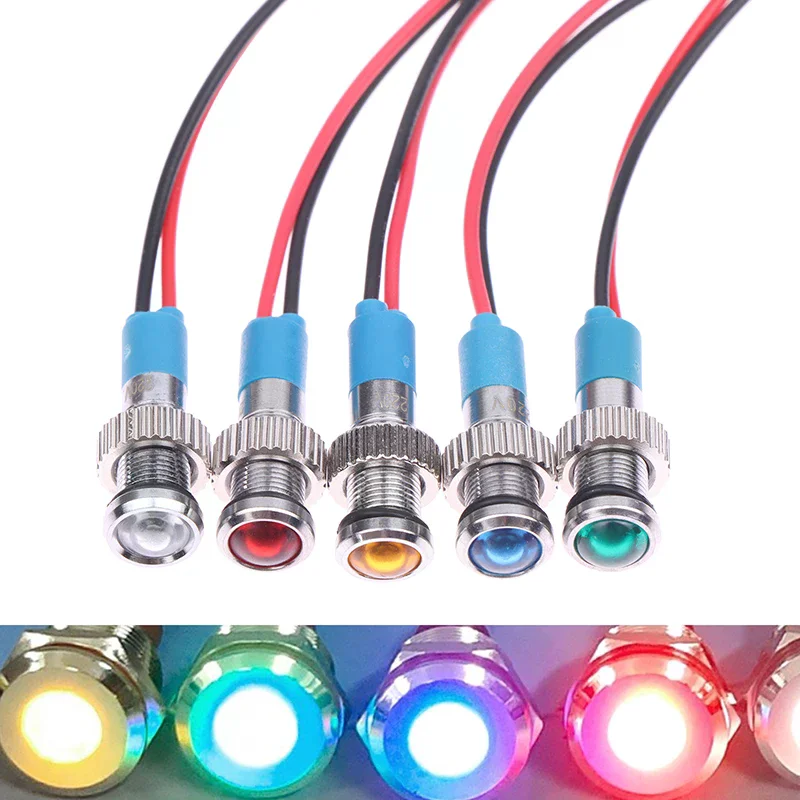 3-В-12-В-24-В-220-В-металлический-светодиодный-предупреждающий-индикатор-водонепроницаемая-сигнальная-лампа-контрольные-провода-переключатель-6-мм-8-мм-10-мм-12-мм