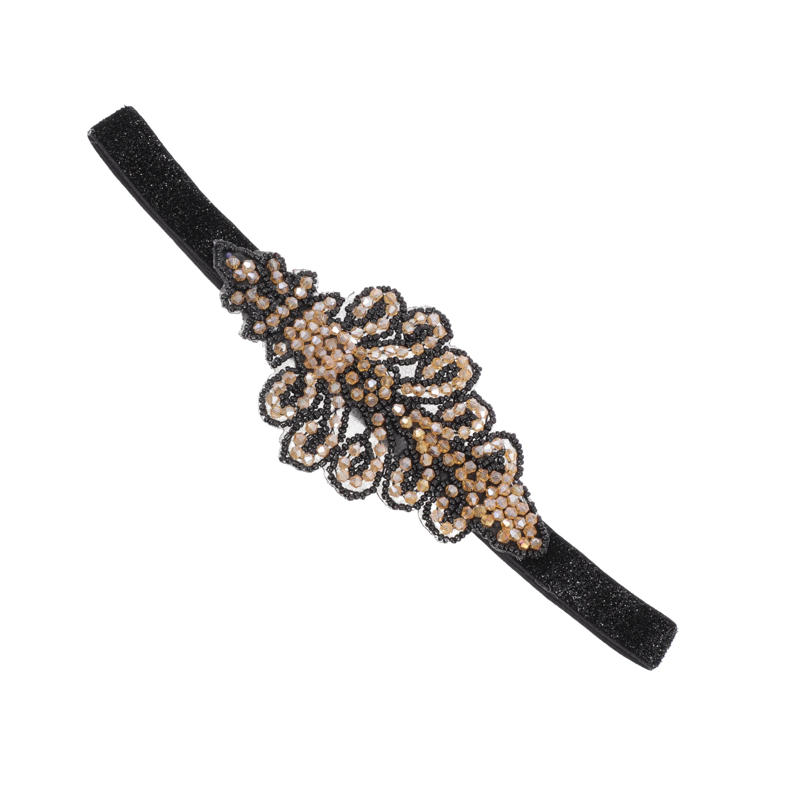 

1pc Vintage 1920s Headband Party Accessory Elegant Rhinestone Hairband Carnival Costume Prop